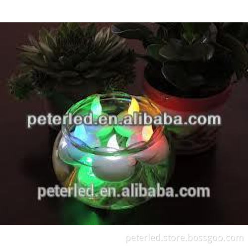 CR(2032) interaction smallfloating led illuminated swimming pool tea light for different use